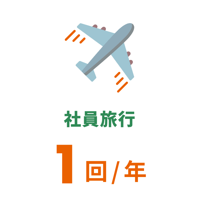 社員旅行 1回/年